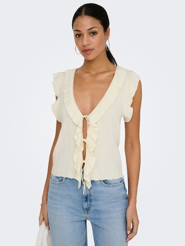 ONLY Overdel 'ONLNELLY' i hvid