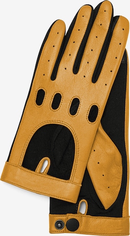KESSLER Full Finger Gloves 'Mia Driver' in Gold: front
