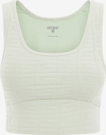 Sport top de la GUESS pe verde: față