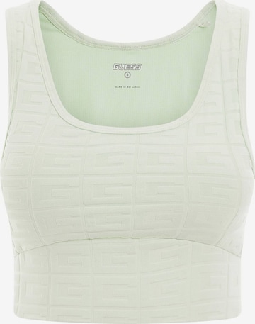 Sport top de la GUESS pe verde: față