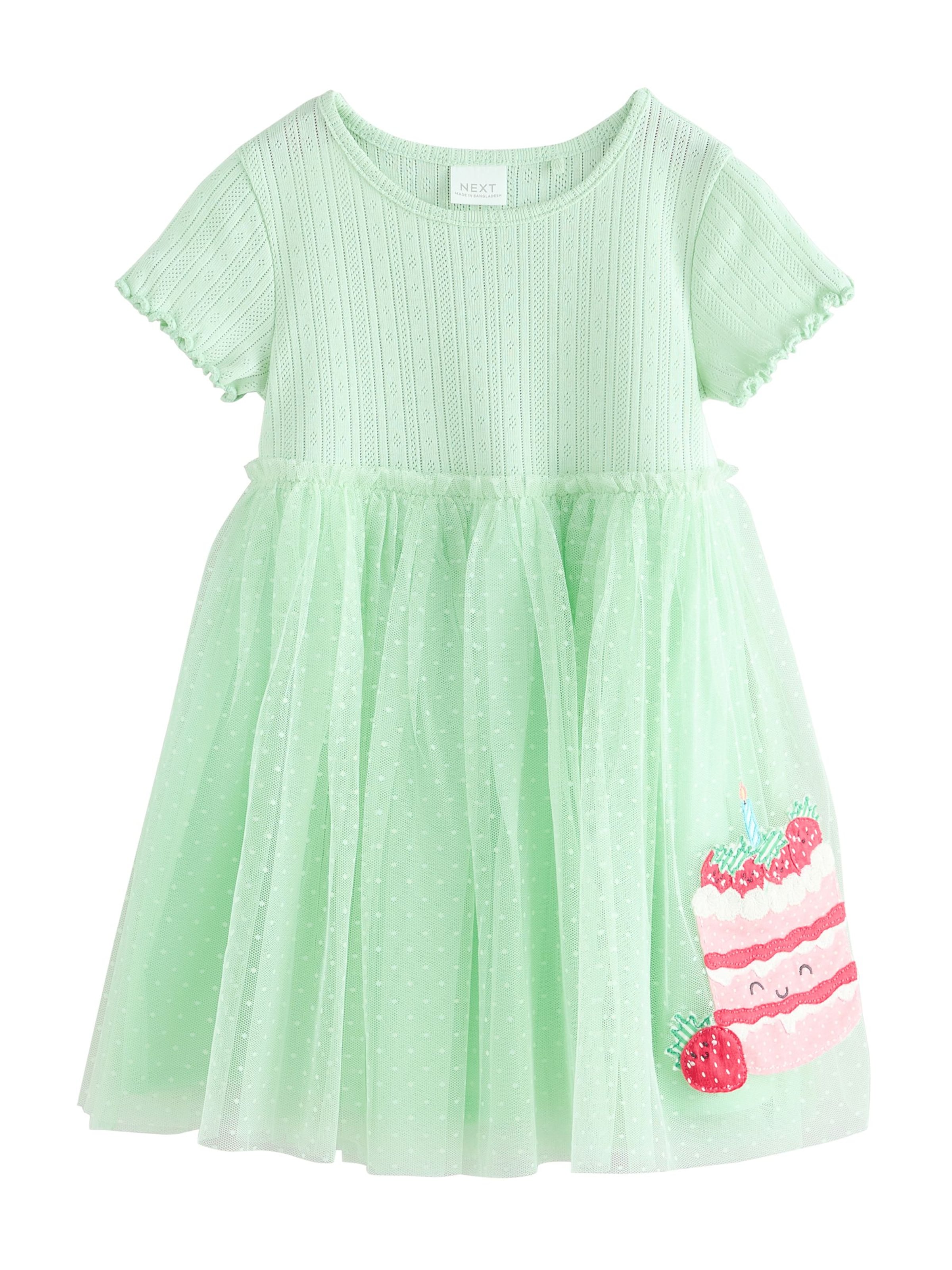 Next Платье в Зеленый: спереди