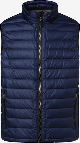 Nils Sundström Bodywarmer in Blauw: voorkant