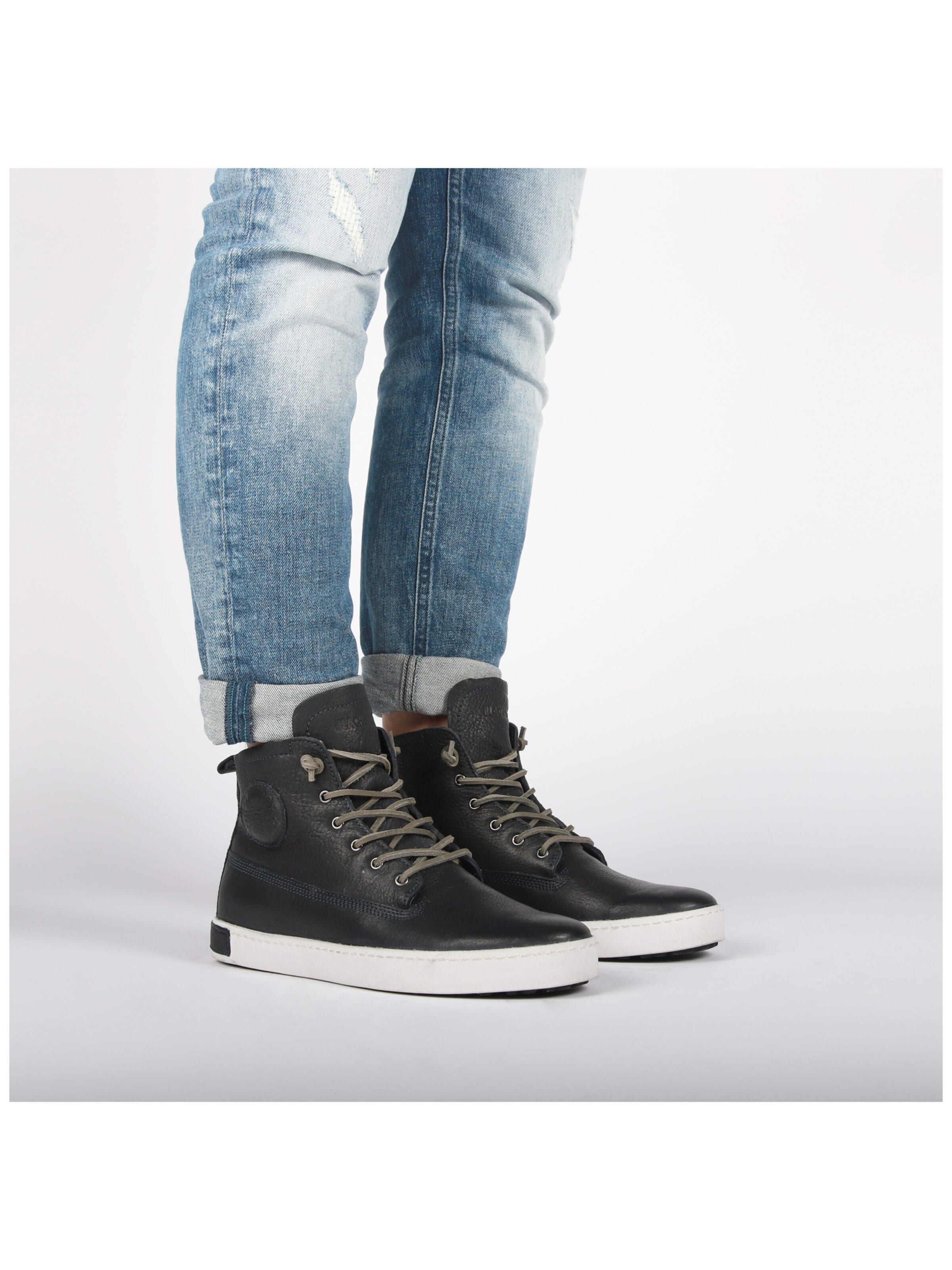 Sneaker alta di BLACKSTONE in blu