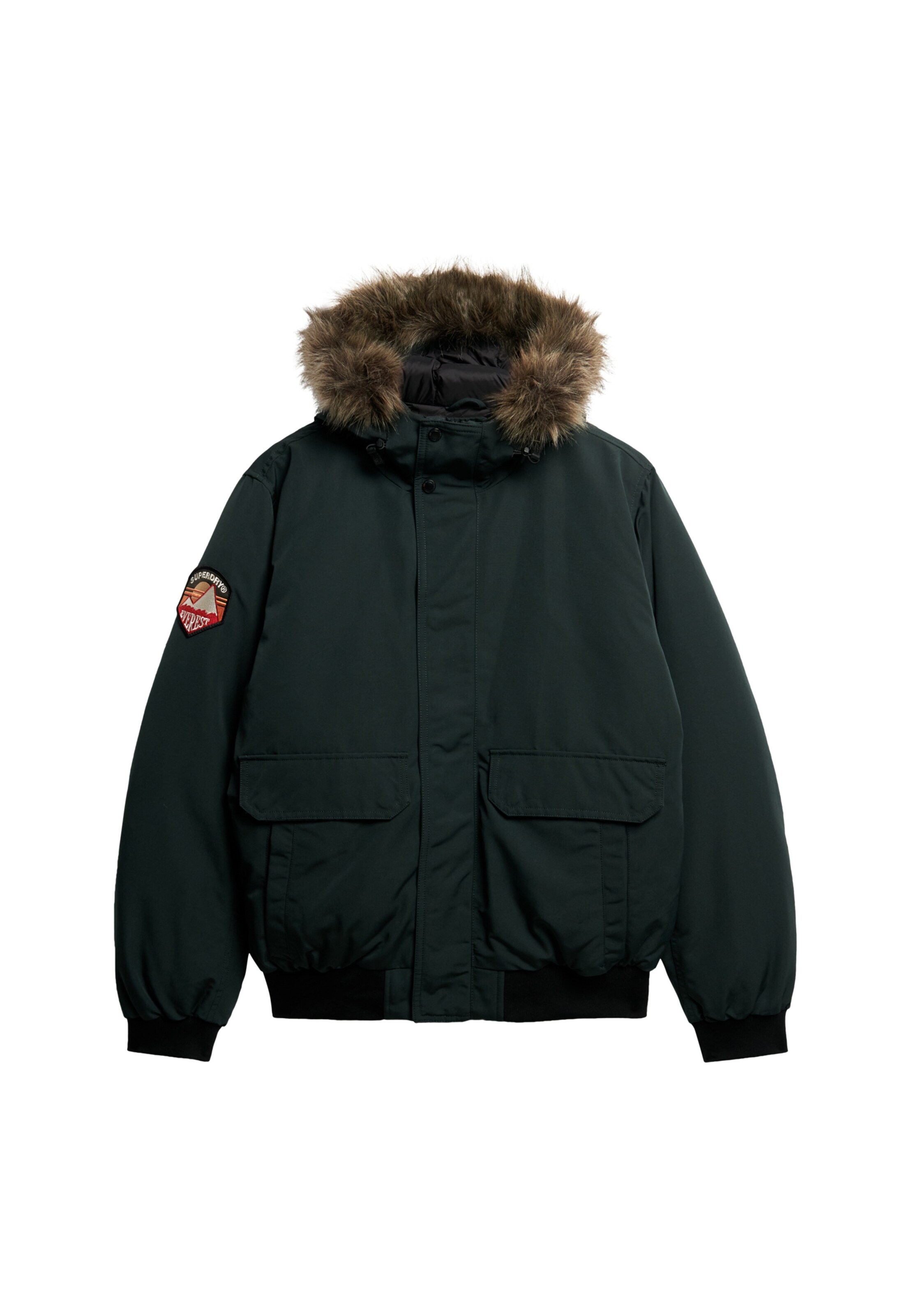 Superdry Übergangsjacke in Grün: Vorderseite