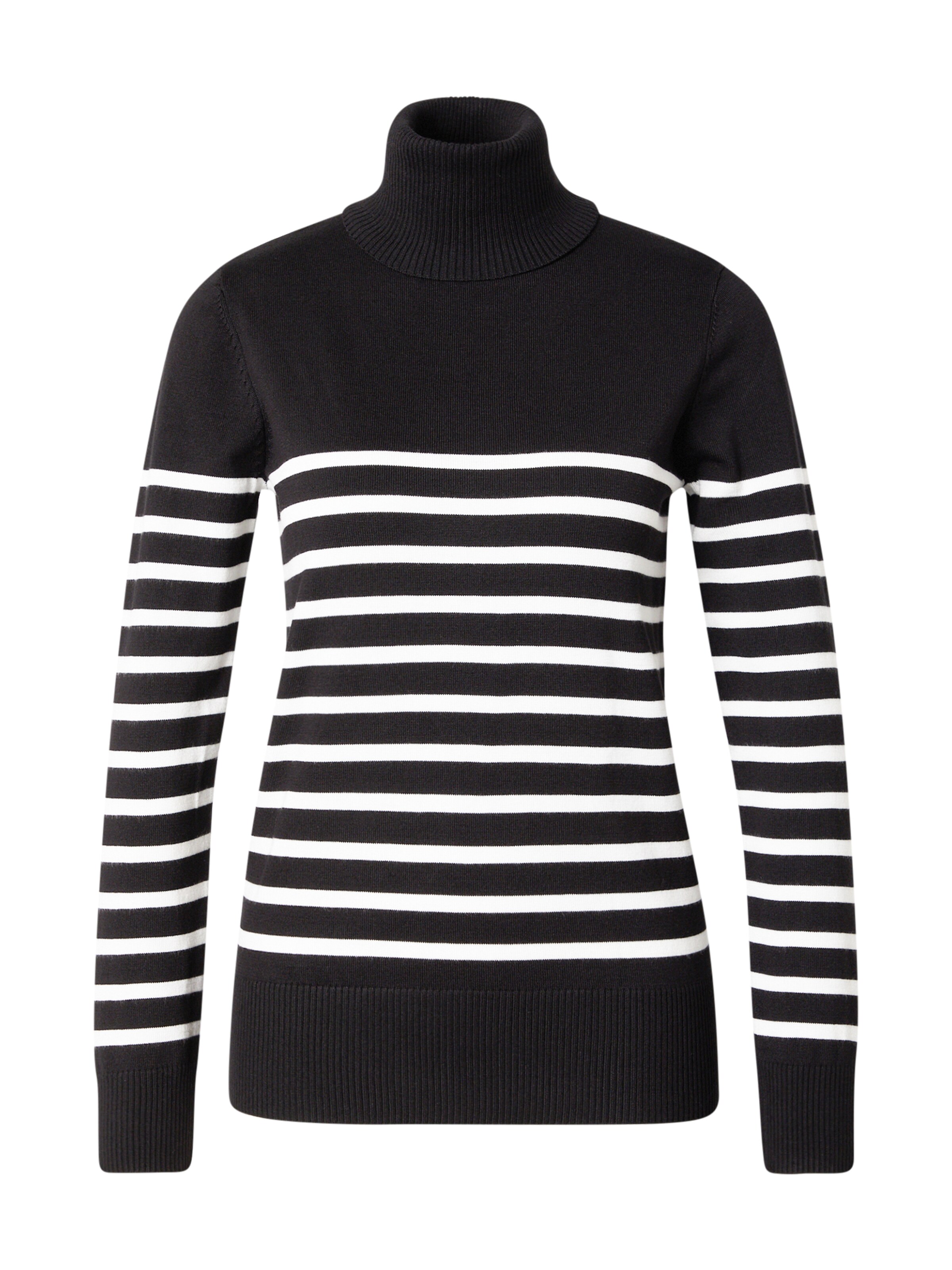 SAINT TROPEZ - Pullover 'Mila' em preto: frente