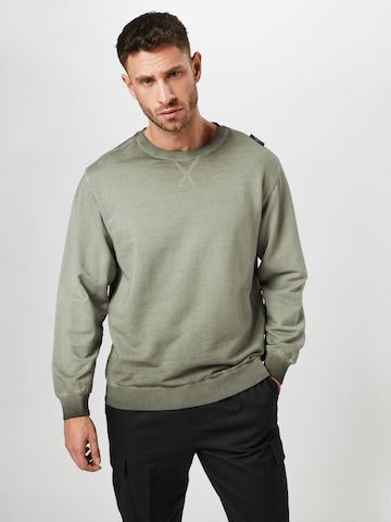 BE EDGY Regular fit Sweatshirt in Groen: voorkant