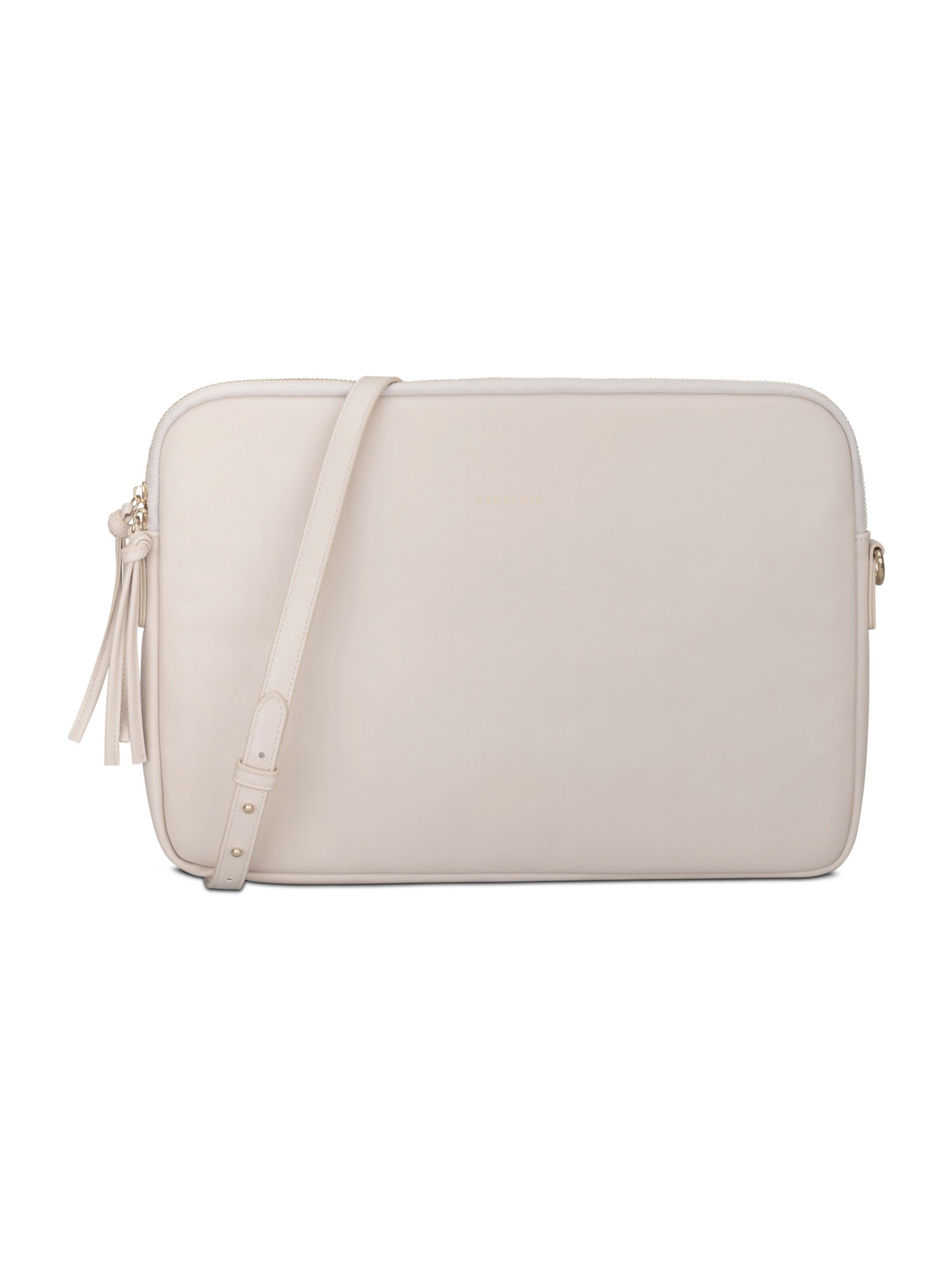 Expatrié Laptoptaske 'Marlene' i beige: forside