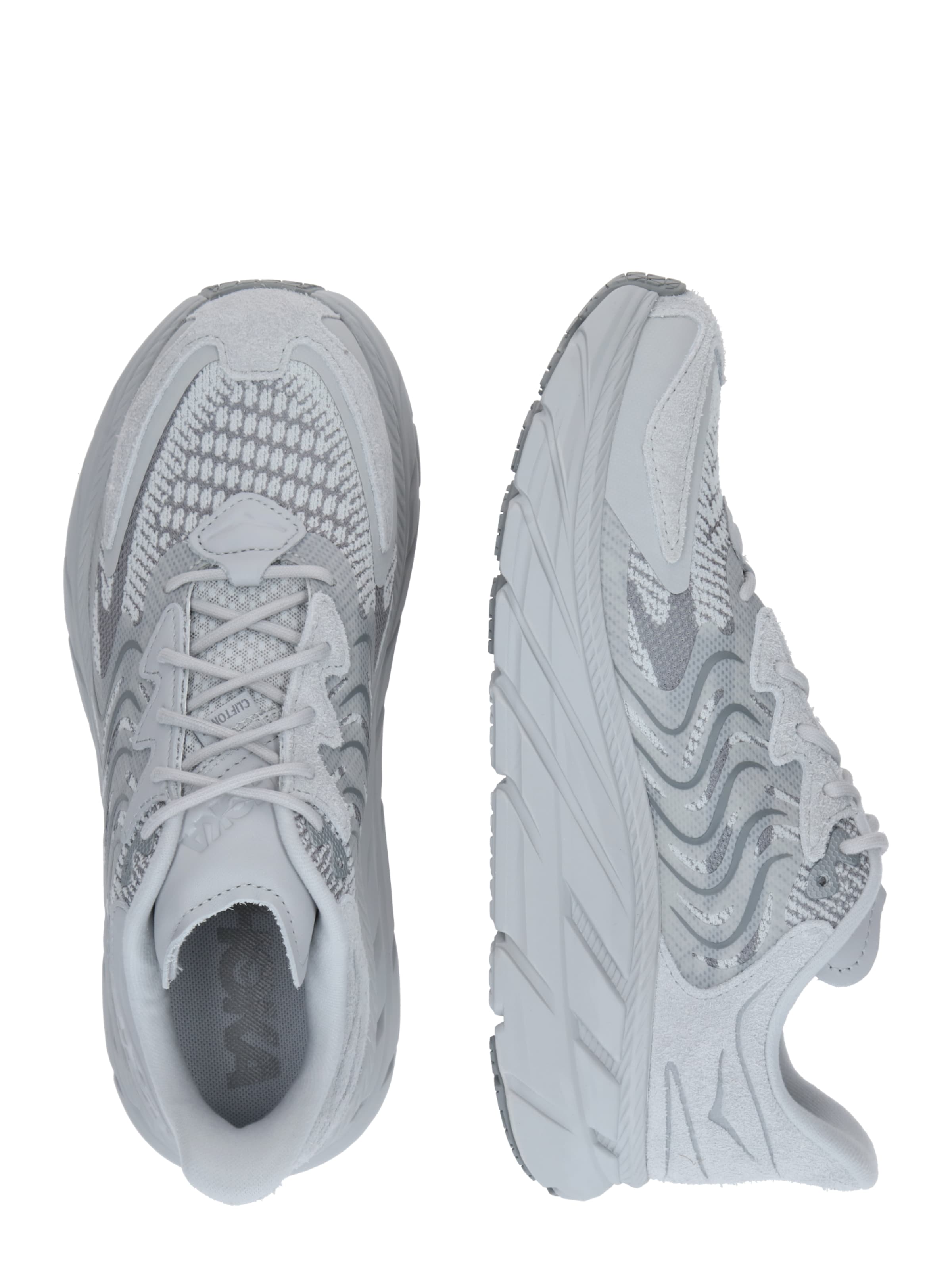 Baskets basses 'CLIFTON' HOKA en gris