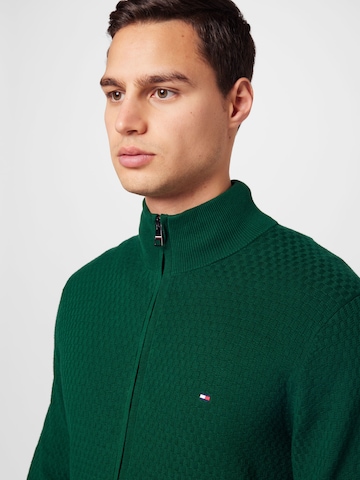 TOMMY HILFIGER Knit Cardigan in Green