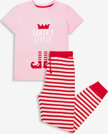 Threadgirls Schlafanzug 'Diva' in Pink: predná strana