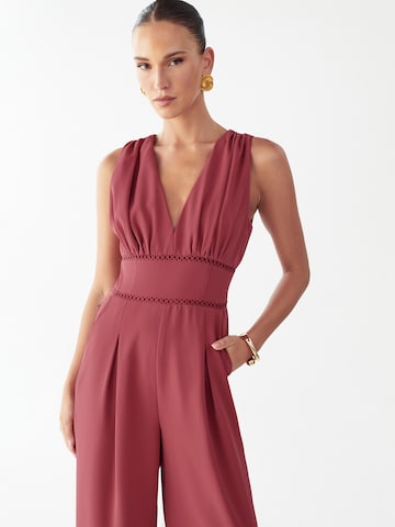 BWLDR Jumpsuit 'LYLE' i pink