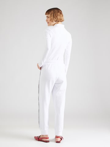 EA7 Emporio Armani Tapered Παντελόνι σε λευκό