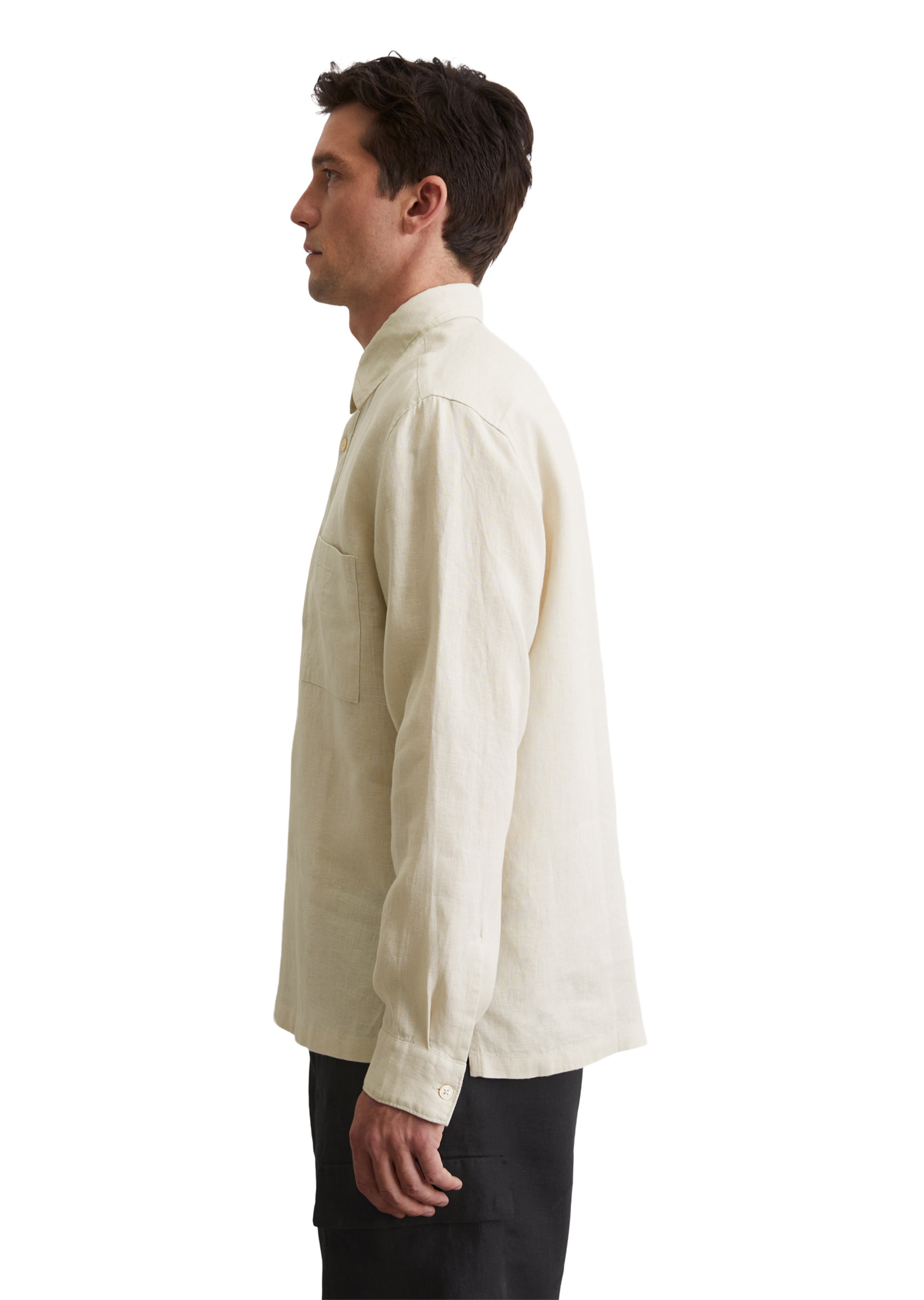 Marc O'Polo Regular Fit Hemd in Beige