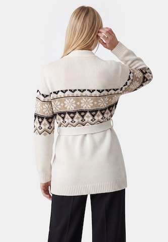 Cardigan Usha en blanc