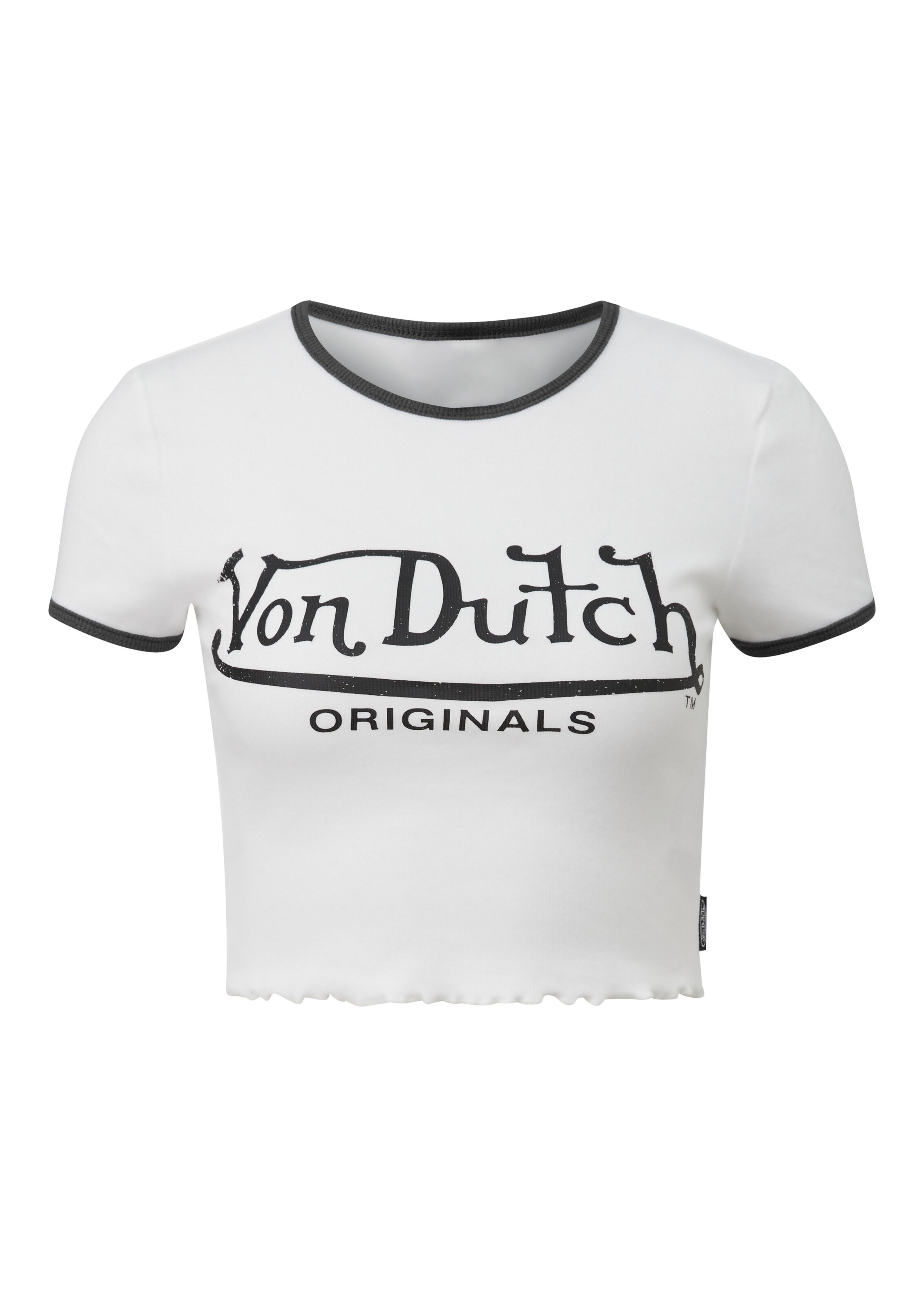 T-shirt QS en blanc : devant