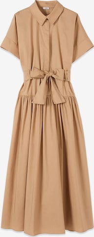 Robe oltre en beige : devant