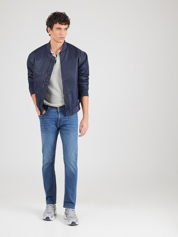 MUSTANG Слим Джинсы 'Oregon' в Синий