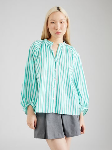 UNITED COLORS OF BENETTON Blouse in Groen: voorkant