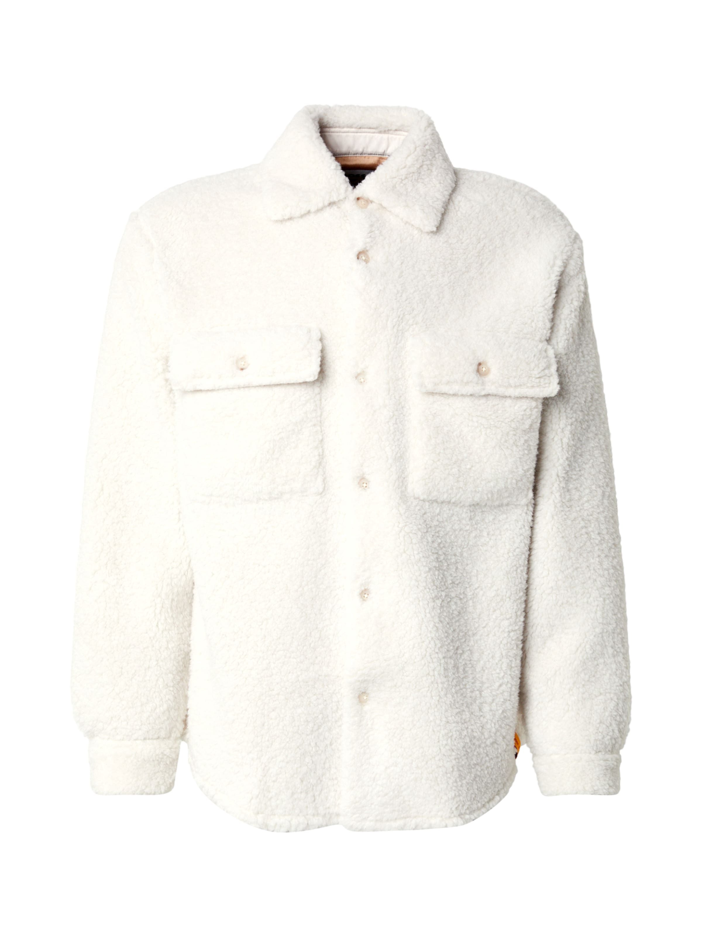 BOSS Övergångsjacka 'OWEN' i vit: framsida