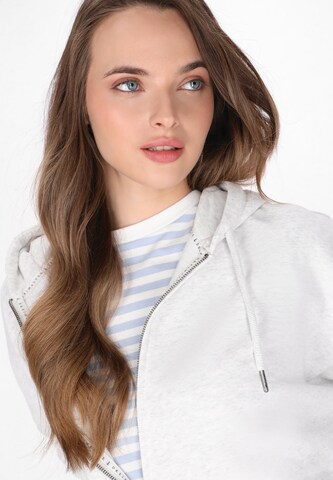 DreiMaster Maritim Sweat jacket in White