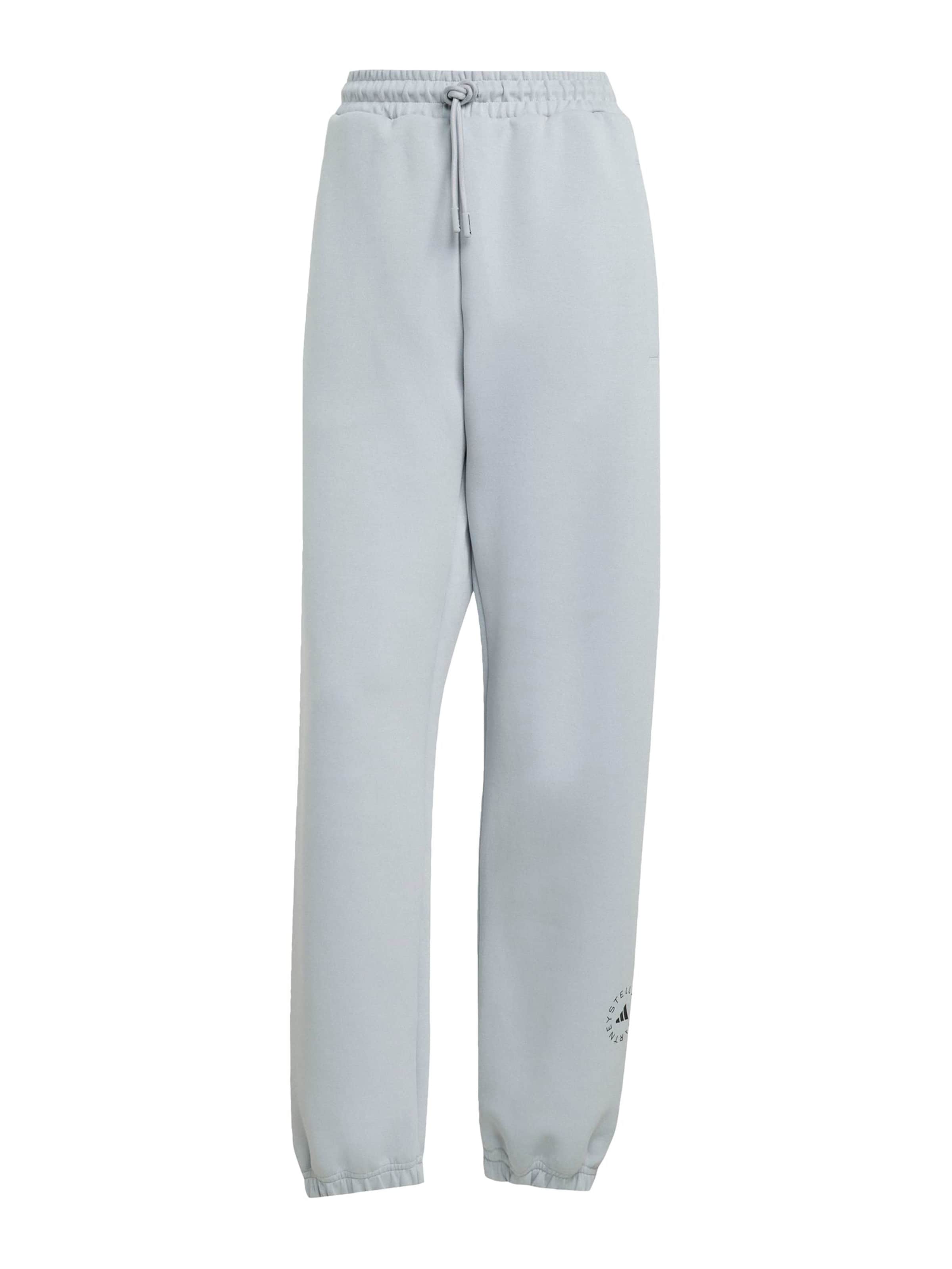 ADIDAS BY STELLA MCCARTNEY Tapered Sportsbukser 'Loose Sweat' i grå: forside