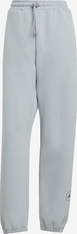 ADIDAS BY STELLA MCCARTNEYTapered Sportske hlače 'Loose Sweat' - siva boja: prednji dio