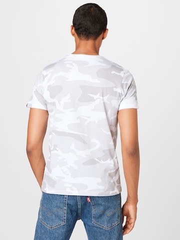 ALPHA INDUSTRIES T-Shirt in Weiß