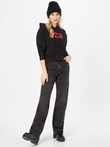 LEVI'S ® Sweatshirt 'Graphic Standard Hoodie' i svart