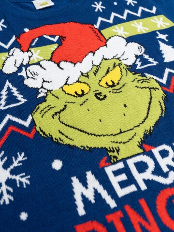 The Grinch Sweater 'Weihnachtspullover Merry Grinchmas' in Blue