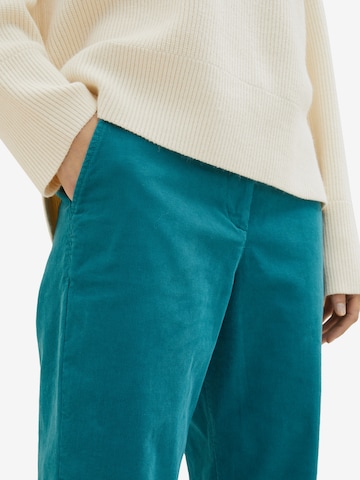 Regular Pantalon chino TOM TAILOR en vert