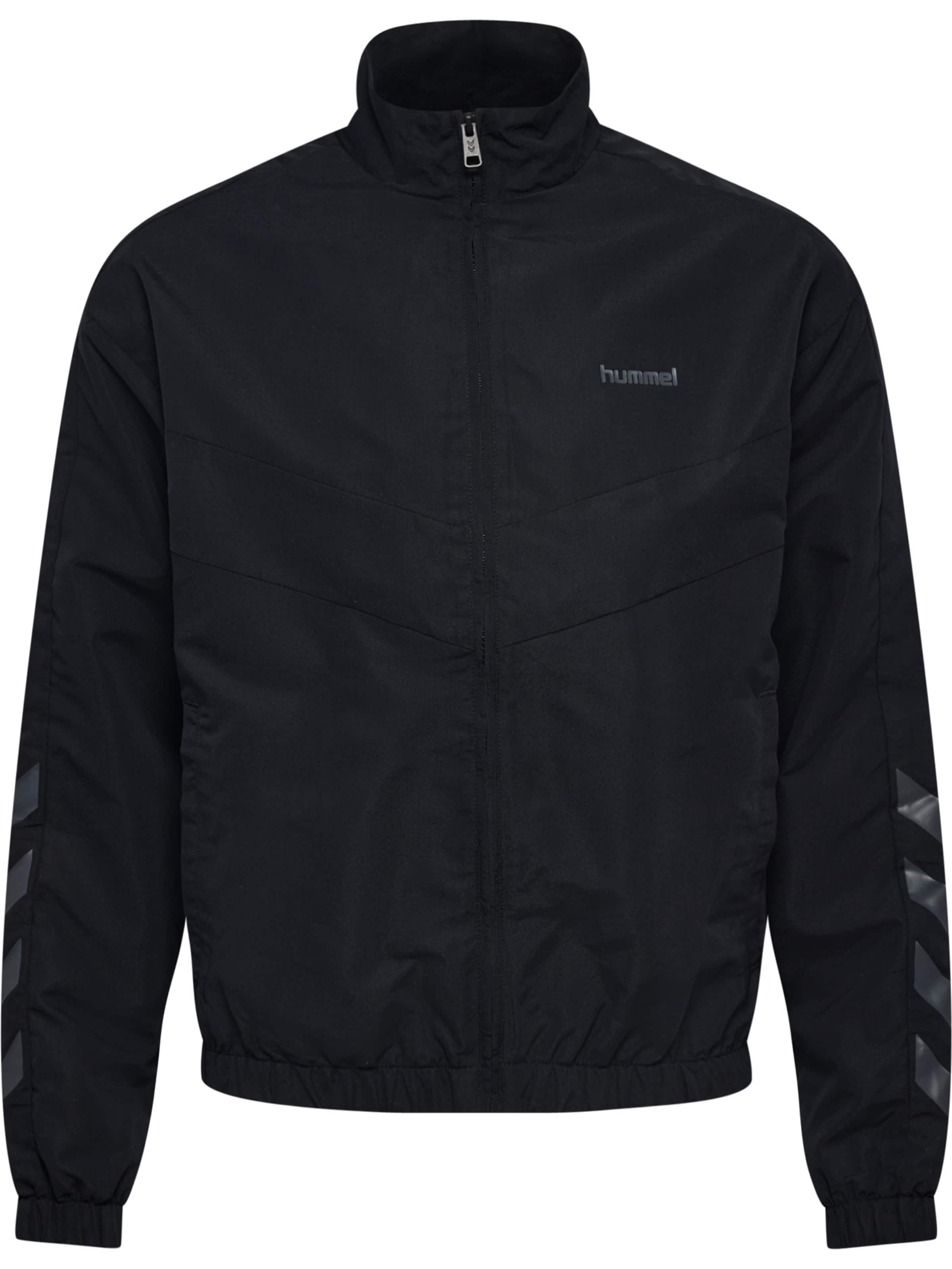 Hummel Sportsweatshirt in Zwart: voorkant