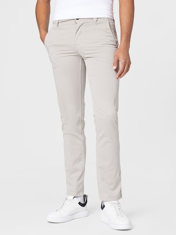 BOSS Slim fit Chino Pants in Grey: front