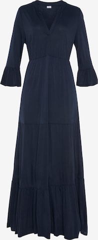 Robe-chemise VIVANCE en bleu : devant