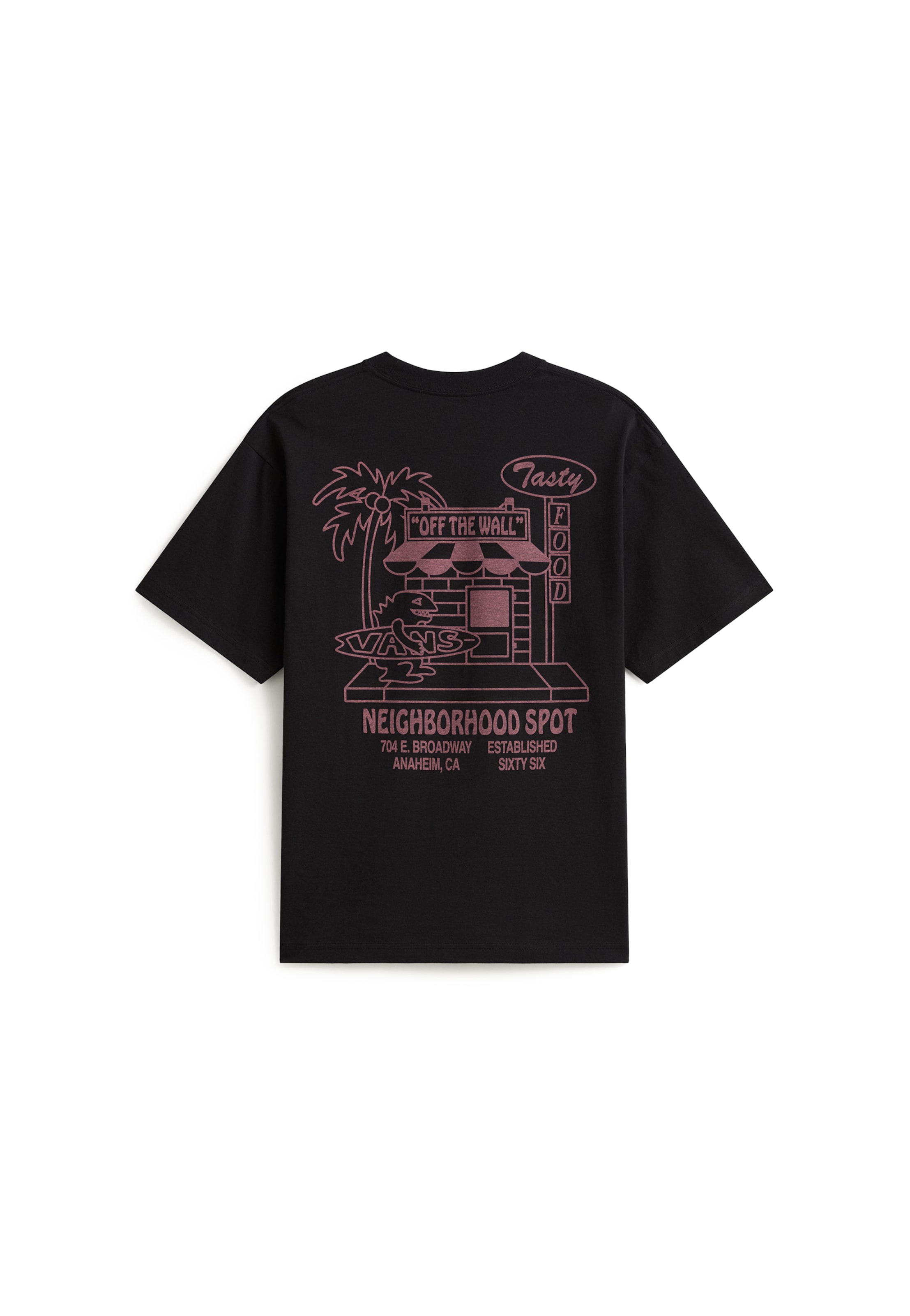 Tricou 'Food Spot' de la VANS pe negru