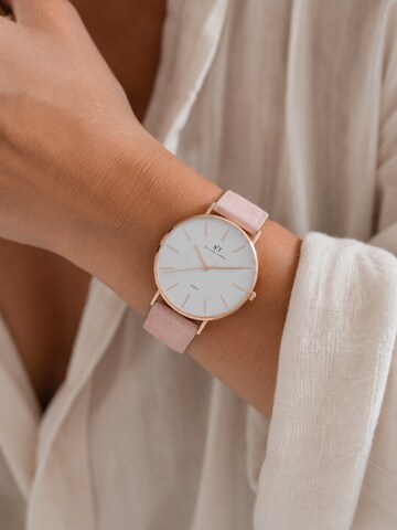 S&T Design Analog Watch 'II' in Pink