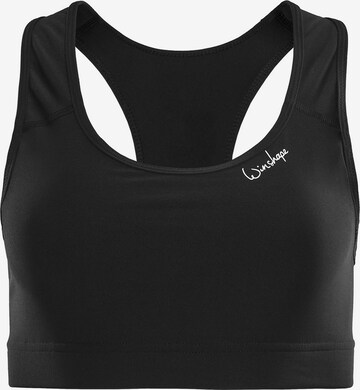 Bustino Reggiseno sportivo 'SB101' di Winshape in nero: frontale