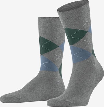 FALKE Socken 'Sensitive Argyle' in Grau: Vorderseite