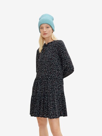 TOM TAILOR Shirt Dress in Black