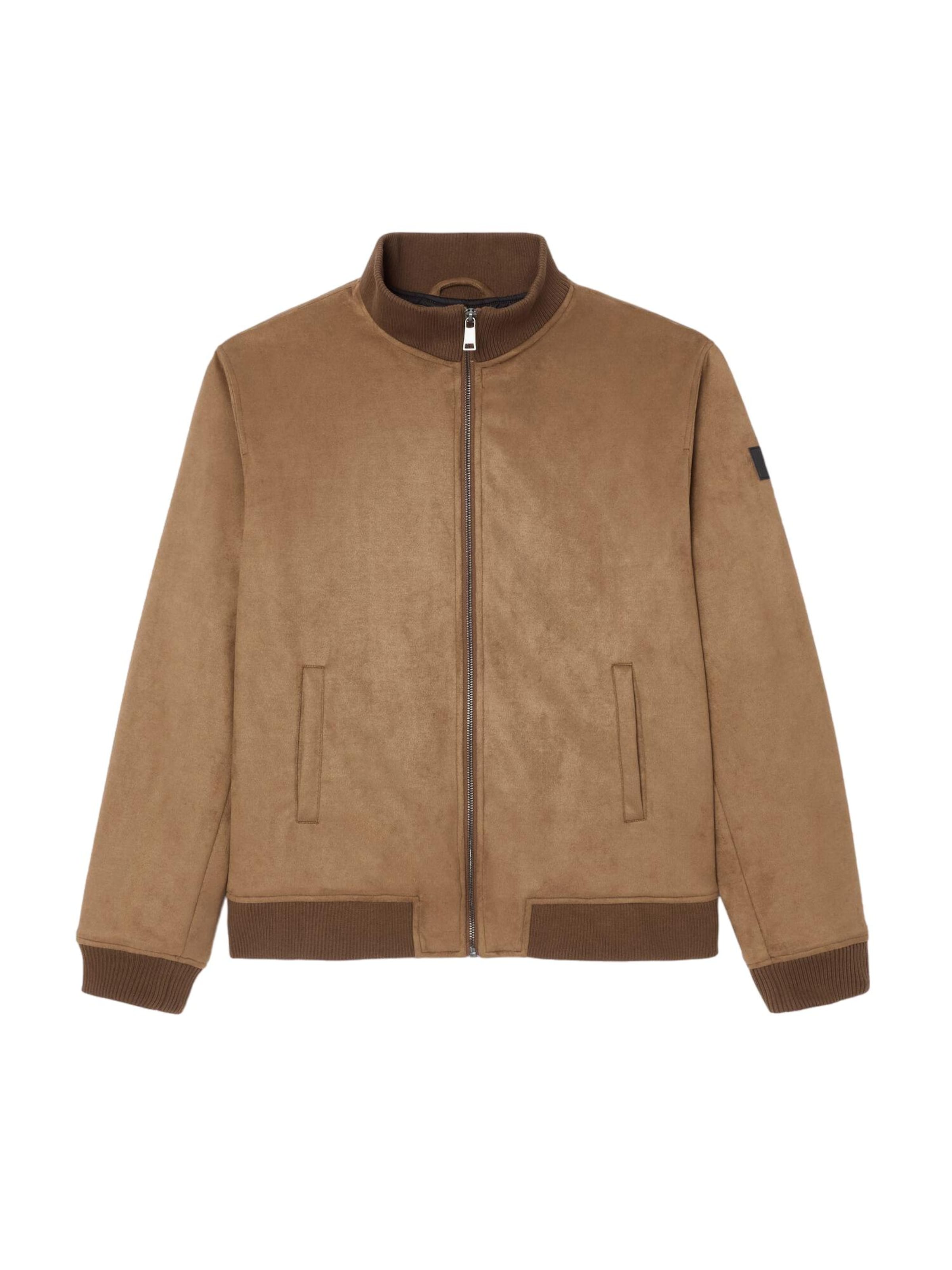 Veste mi-saison 'CLAYTON' Le Temps Des Cerises en marron : devant