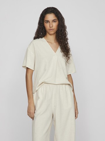 VILA Bluse i beige: forside