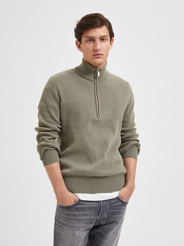 SELECTED HOMME Pullover i grøn