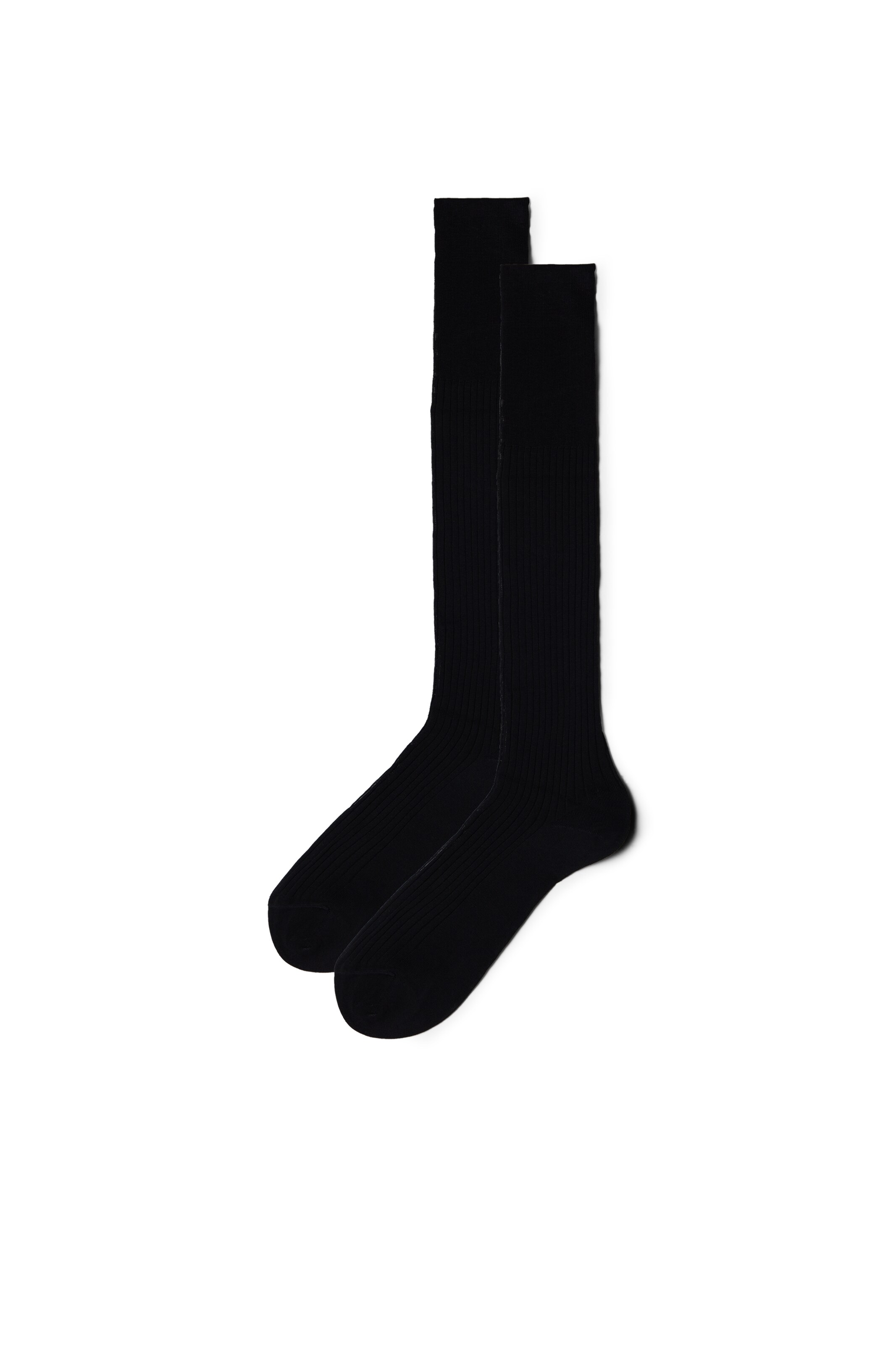 IUMAN Intimissimi Uomo Socks in Black: front