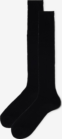 IUMAN Intimissimi Uomo Socks in Black: front