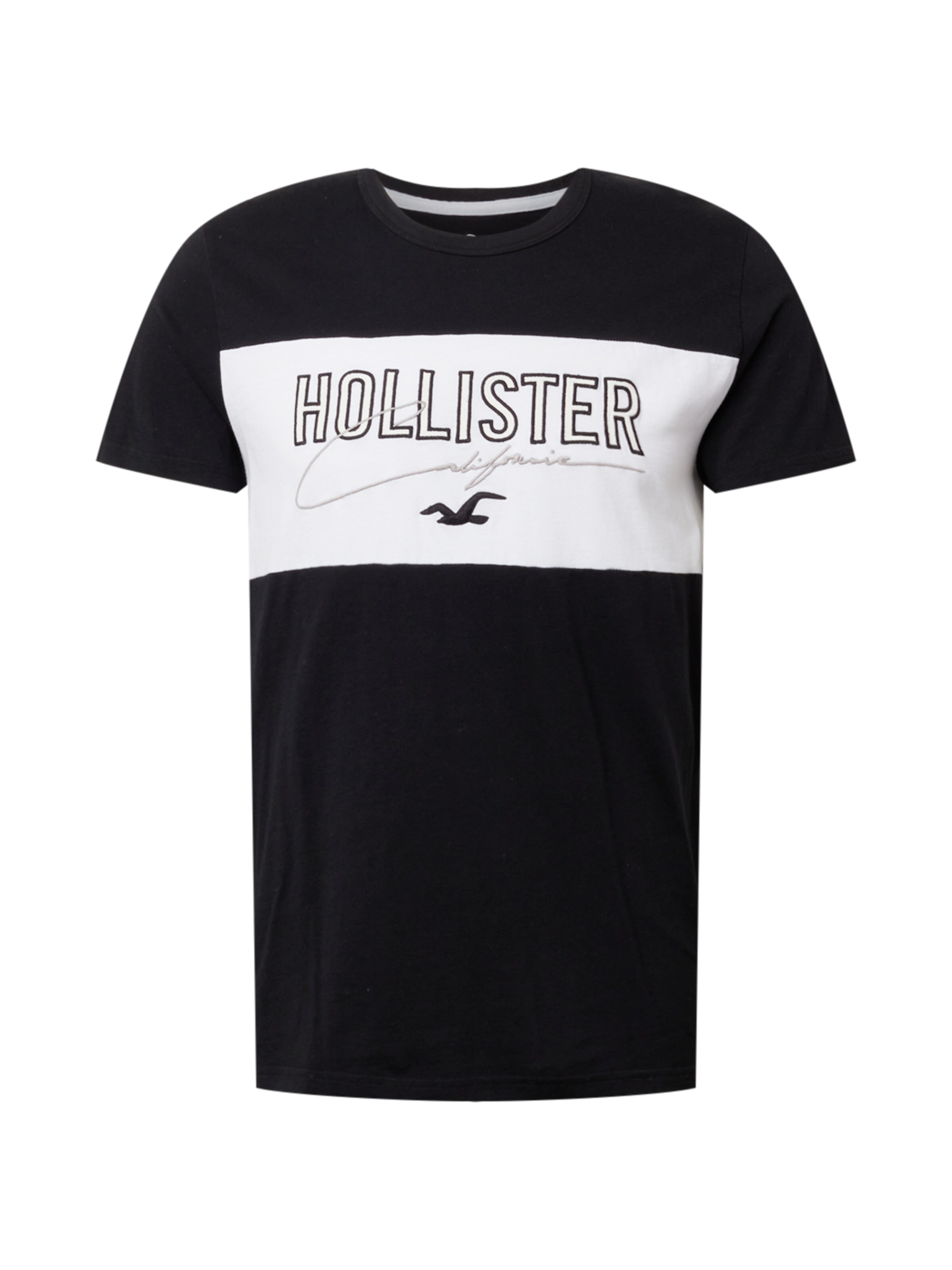 Abbigliamento Maglie e T-shirt HOLLISTER Maglietta in Nero 