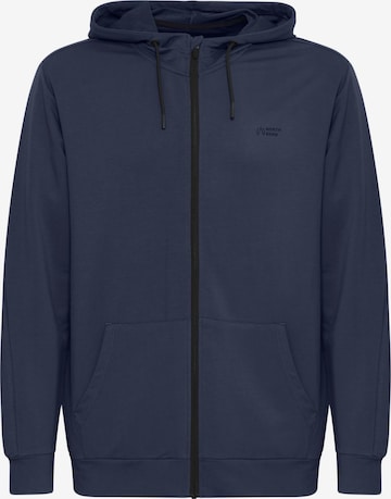 North Bend - Casaco em moletão ' Brent ' em azul: frente