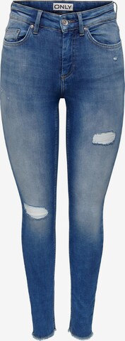 Skinny Jeans 'Blush' de la ONLY pe albastru: față