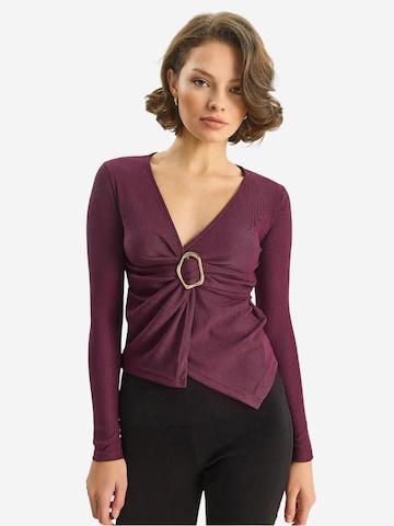 Bianco Lucci Shirt in Lila