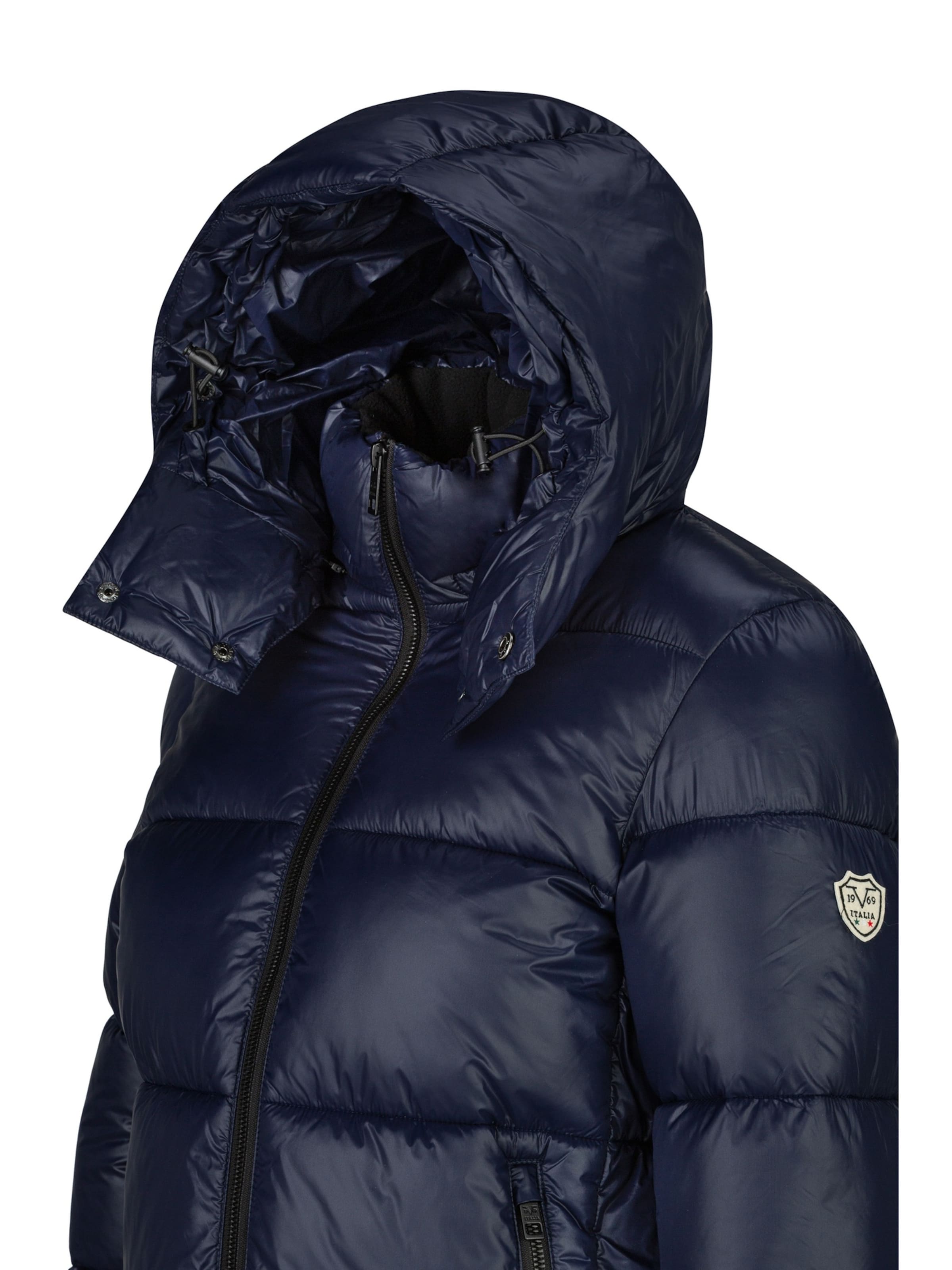 19V69 ITALIA Winterjas 'Grazia' in Blauw: zijkant
