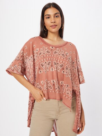 Free People Shirt 'NO MATTER WHAT' in Pink: front
