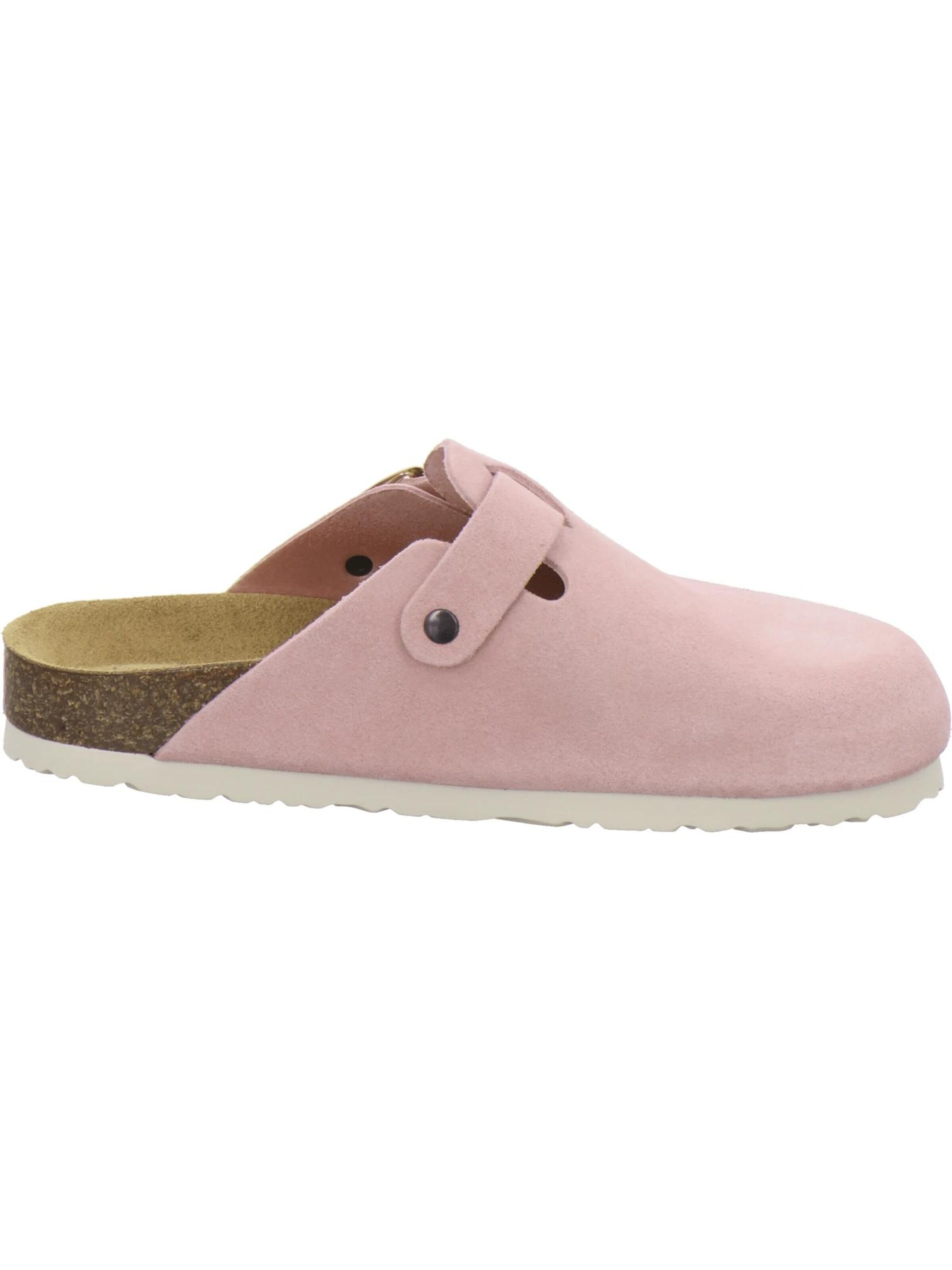 Sabots 'Clogs Damen rose Veloursleder' AFS-Schuhe en rose
